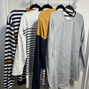 [Size SMALL]BUNDLE of 4 long sleeve tops. All purchased from Jules and James!